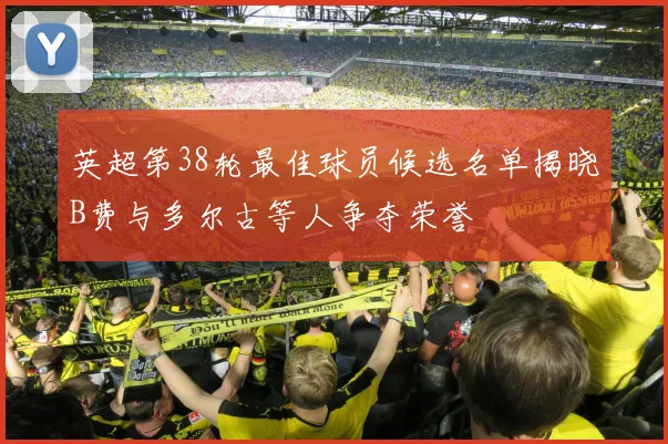 英超第38轮最佳球员候选名单揭晓B费与多尔古等人争夺荣誉